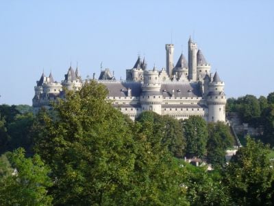Château de Pierrefonds vu depuis le parc
